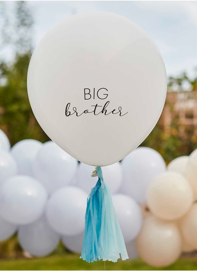 Ginger Ray Big Brother Balloon - White - Image 1