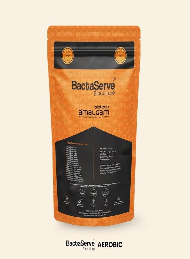 BactaServe: Aerobic Bioculture Powder (1kg) | Optimized Bioculture for Enhanced Aerobic Wastewater Treatment | Aeration Tank | EM Solution for ETP & STP - Image 2