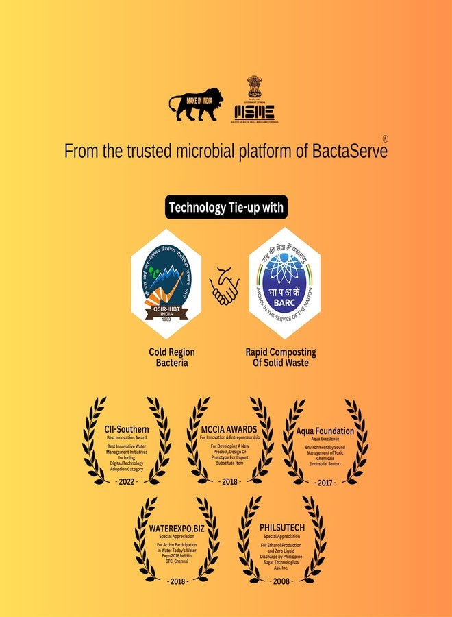 BactaServe: Aerobic Bioculture Powder (1kg) | Optimized Bioculture for Enhanced Aerobic Wastewater Treatment | Aeration Tank | EM Solution for ETP & STP - Image 5