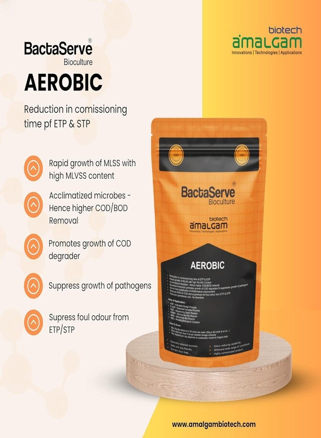BactaServe: Aerobic Bioculture Powder (1kg) | Optimized Bioculture for Enhanced Aerobic Wastewater Treatment | Aeration Tank | EM Solution for ETP & STP - Image 4