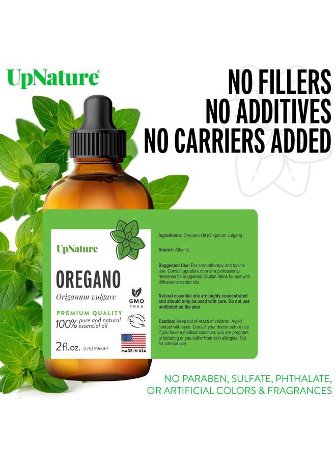upnature - Oregano Oil - Huge 2oz - 100% Pure Oregano Essential Oil - Image 1