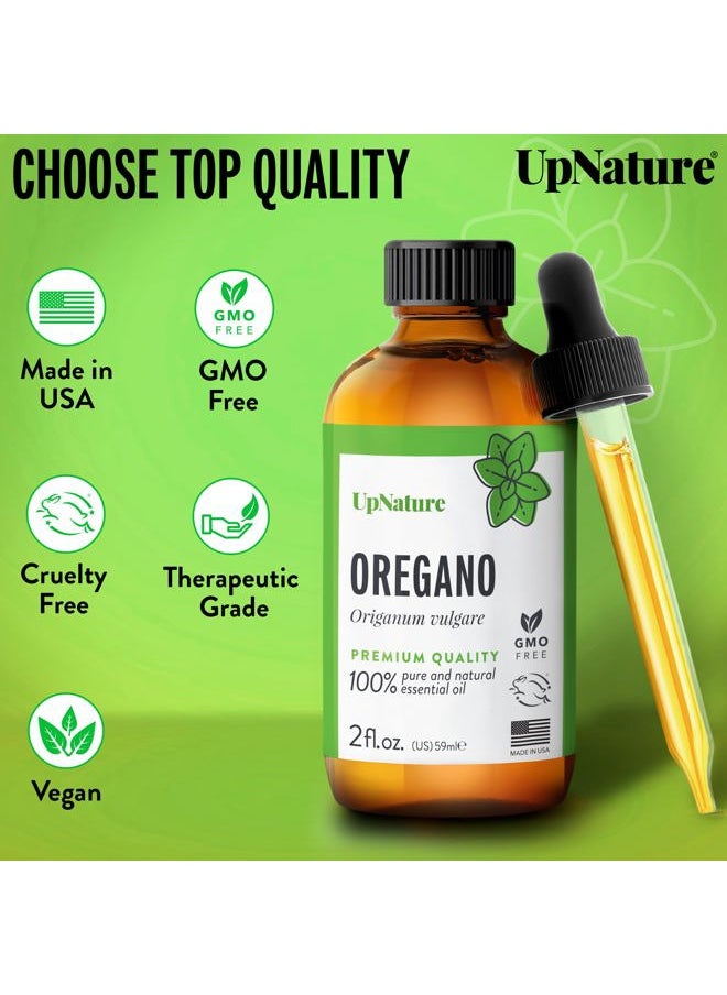 upnature - Oregano Oil - Huge 2oz - 100% Pure Oregano Essential Oil - Image 1
