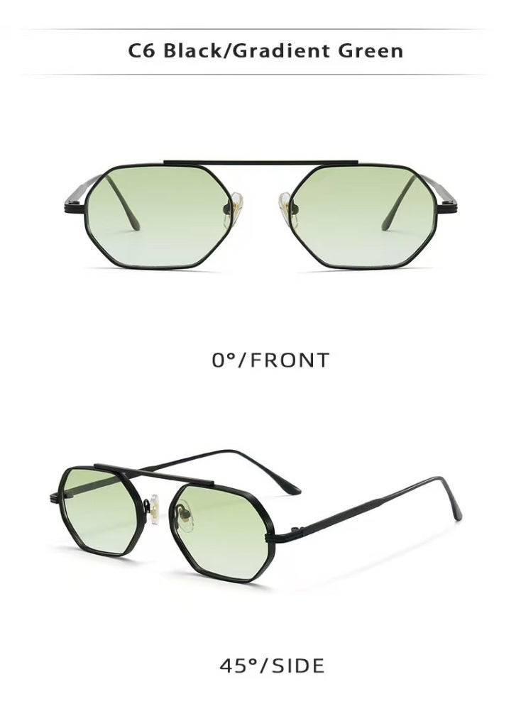 ريتي نظارة شمسية رجالي ونسائي بإطار معدني أنيق وعدسات مستقطبة مع حماية من الأشعة فوق البنفسجية | نظارات موضة فاخرة للقيادة والسفر والرحلات والأنشطة الخارجية | تصميم عصري وخفيف الوزن - Image 4