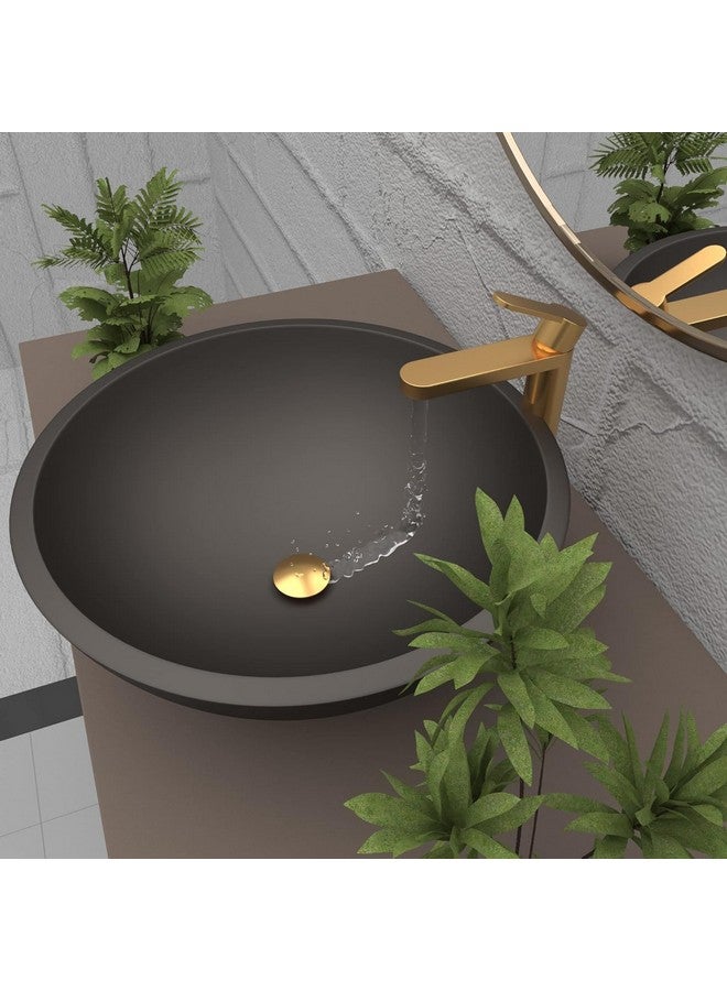 JAGGER JAG133 Brass Stainless Steel Wash Basin Waste Popup Sink Coupling with Full Thread Glossy Finish Corrosion Resistant for Home/Office/Bathroom ([ 5" INCH ] Gold, 1) - Image 3