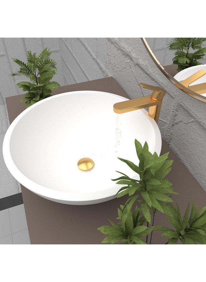 JAGGER JAG133 Brass Stainless Steel Wash Basin Waste Popup Sink Coupling with Full Thread Glossy Finish Corrosion Resistant for Home/Office/Bathroom ([ 5" INCH ] Gold, 1) - Image 4