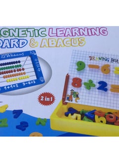Generic Magnetic Learning Board & Abacus (PINK ) 