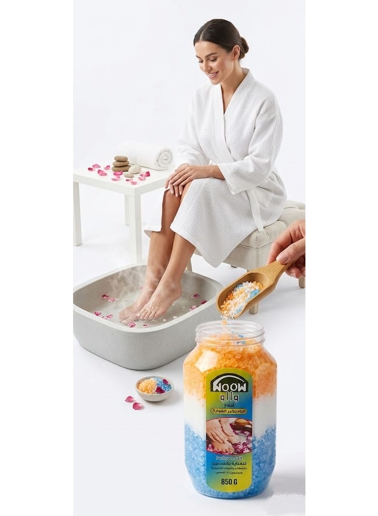 Pedicure salt for removing dead skin and lightening feet - Image 1