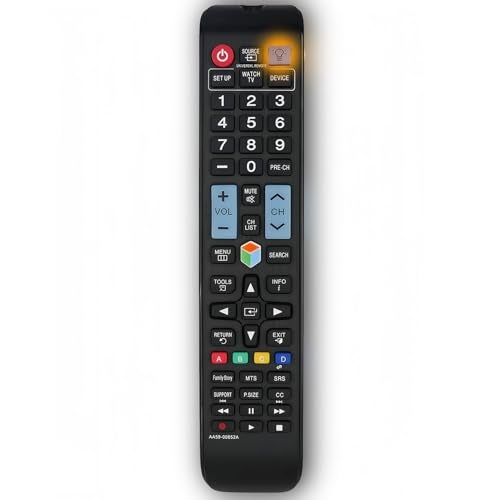 uehba Replacement Remote Controller for UN40EH5300 UN40EH5300F UN50ES6150F UN46EH5300 UN46EH5300F Samsung LED HDTV - Image 1