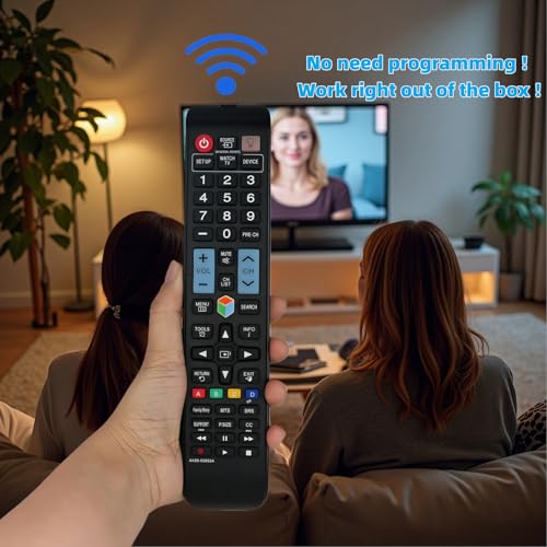 uehba Replacement Remote Controller for UN40EH5300 UN40EH5300F UN50ES6150F UN46EH5300 UN46EH5300F Samsung LED HDTV - Image 2