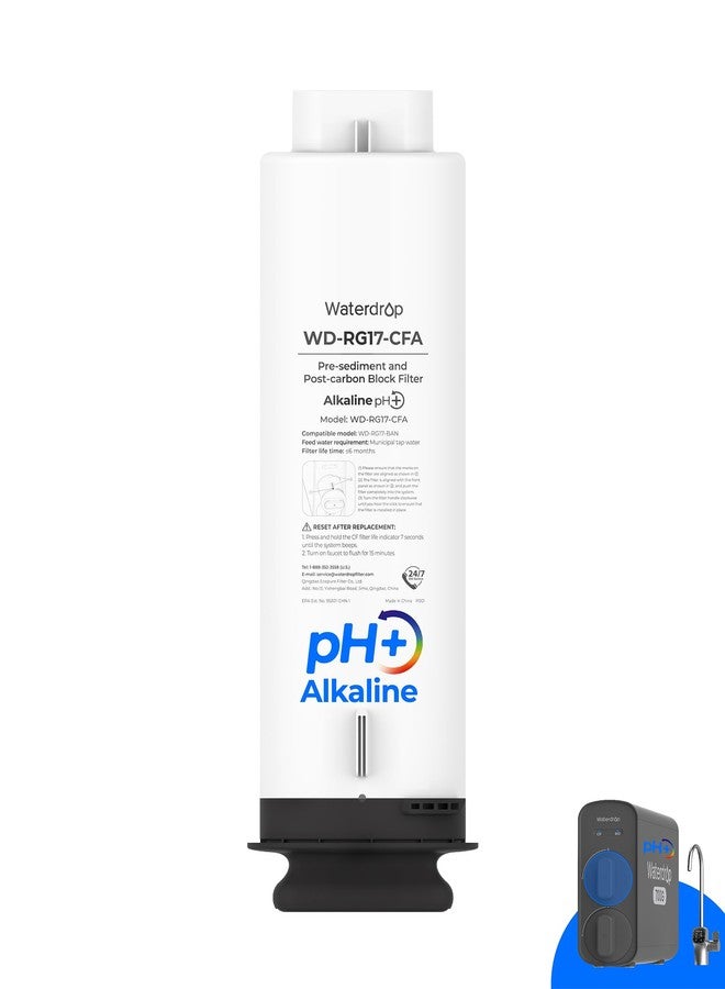 Waterdrop WD-G5P700A-CF Filter, Replacement for WD-G5P700A Undersink Reverse Osmosis System, 6-month Lifetime - Image 1
