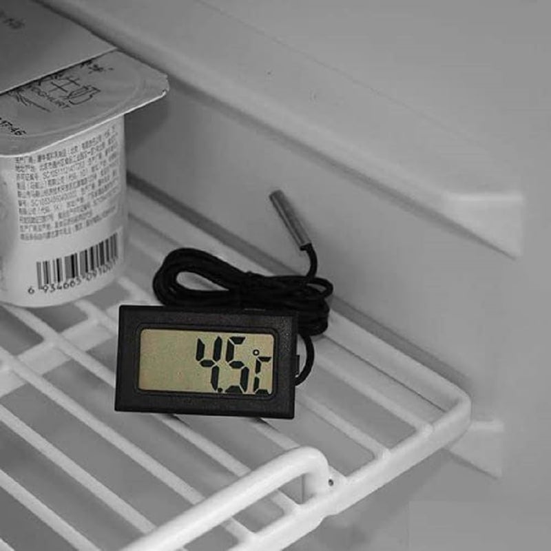 Sakrai TPM-10 LCD Digital Thermometer with Probe Sensor – Indoor Outdoor Temperature Meter, Mini Display, Accurate Temperature Gauge for Fridge, Freezer, Aquarium, Home & Lab - Image 5