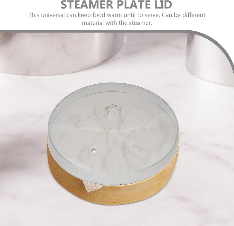 SUPVOX Versatile 16cm Plastic Steamer Lid Multi-layer Dome Cover Kitchen Supply for Commercial and Home Use - Image 3