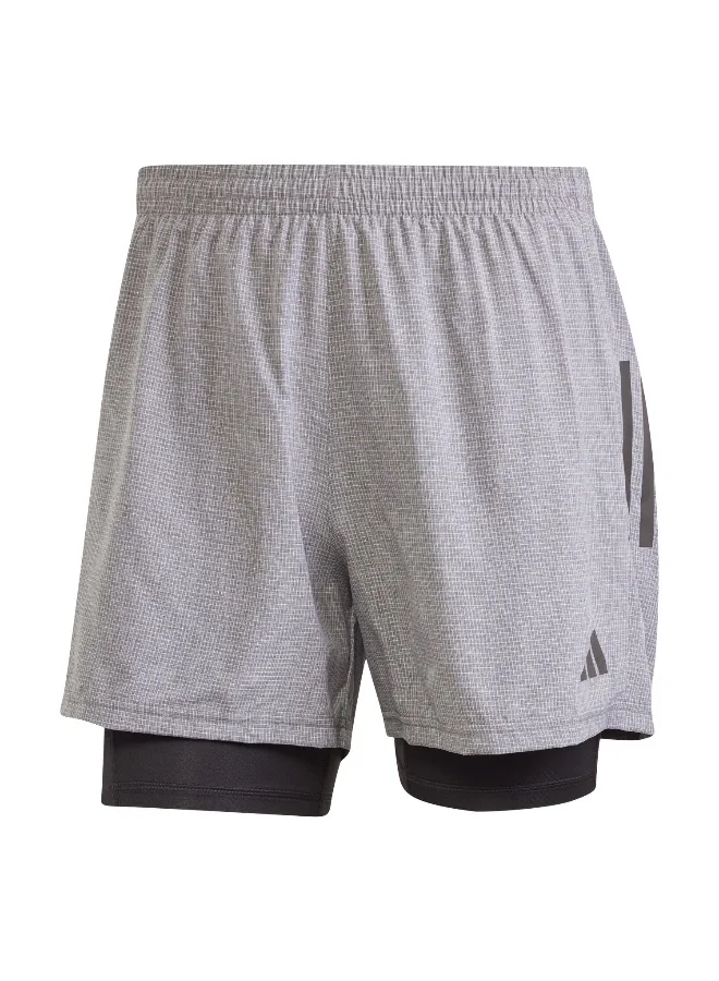 adidas Adidas Otr B S 2In1 M M Grey Running Shorts For Men