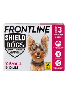 Frontline Frontline Shield Flea & Tick Treatment for X-Small Dogs 5-10 lbs. Count of 3  - Image 1