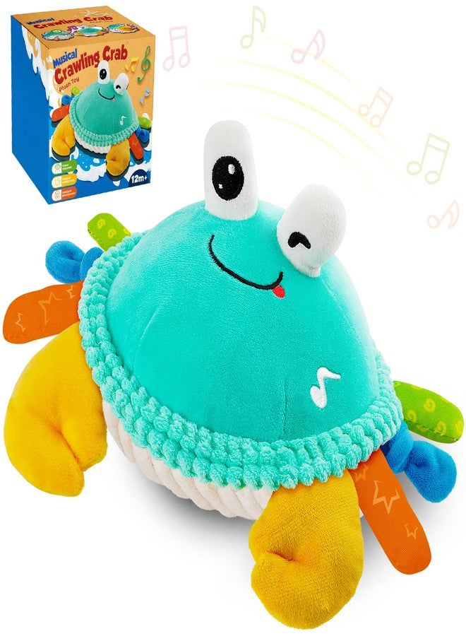 Innofans Baby Toys for 12 18 Months - Musical Crawling Dancing Bouncing Learning Crab Plush Toy - Infant Tummy Time Sensory Toys for Toddlers 1-3 Year Old Boys and Girls Christmas Birthday Gifts - Image 1