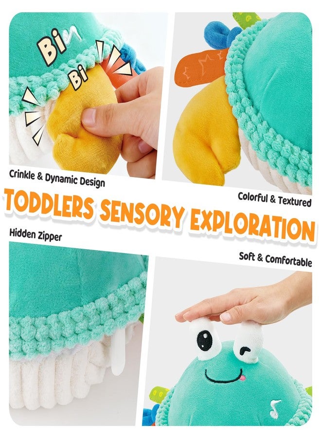 Innofans Baby Toys for 12 18 Months - Musical Crawling Dancing Bouncing Learning Crab Plush Toy - Infant Tummy Time Sensory Toys for Toddlers 1-3 Year Old Boys and Girls Christmas Birthday Gifts - Image 4