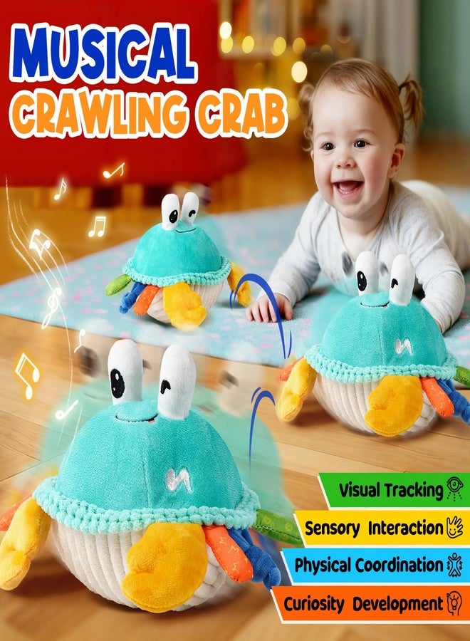 Innofans Baby Toys for 12 18 Months - Musical Crawling Dancing Bouncing Learning Crab Plush Toy - Infant Tummy Time Sensory Toys for Toddlers 1-3 Year Old Boys and Girls Christmas Birthday Gifts - Image 2