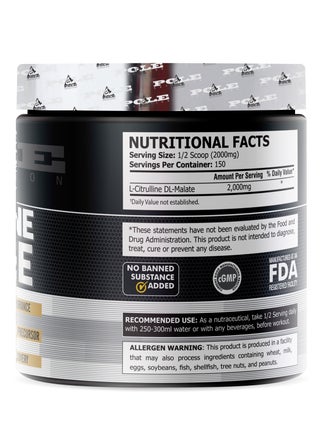 Citrulline Malate 300g - Enhances Exercise Performance & Cardiovascular Health - view 3