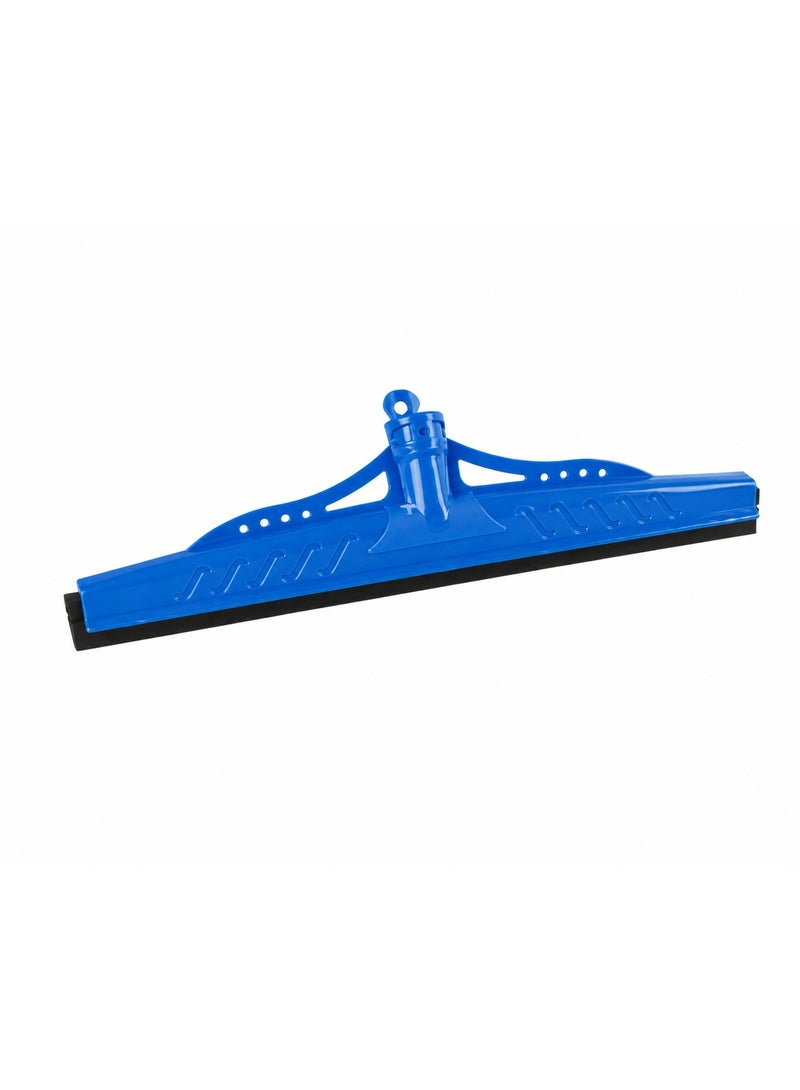 URVE 40 cm Floor Squeegee, Plastic Body with Rubber Blade,Bule
