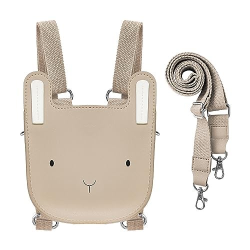 Mayplous Kids Backpack for Girls and Boys Childrens Shoulder Bag Mini Backpack Teenagers Crossbody Bag Cute Animal 2 in 1 Style Small Size for Over 4 Years L16xW7xH185cm L23xW28xH73in Bunny - Image 1