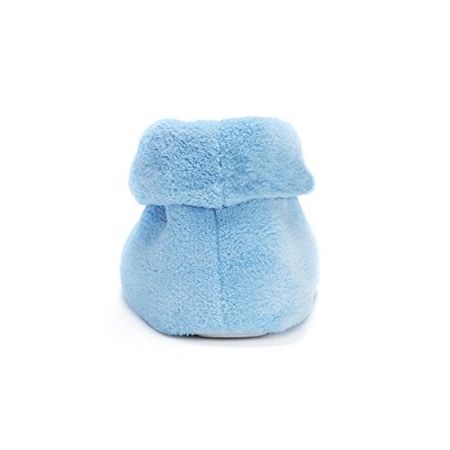 MUK LUKS Women's Micro Chenille Boot With Satin Bow Shoe, Blue Mist, Medium M US - Image 4