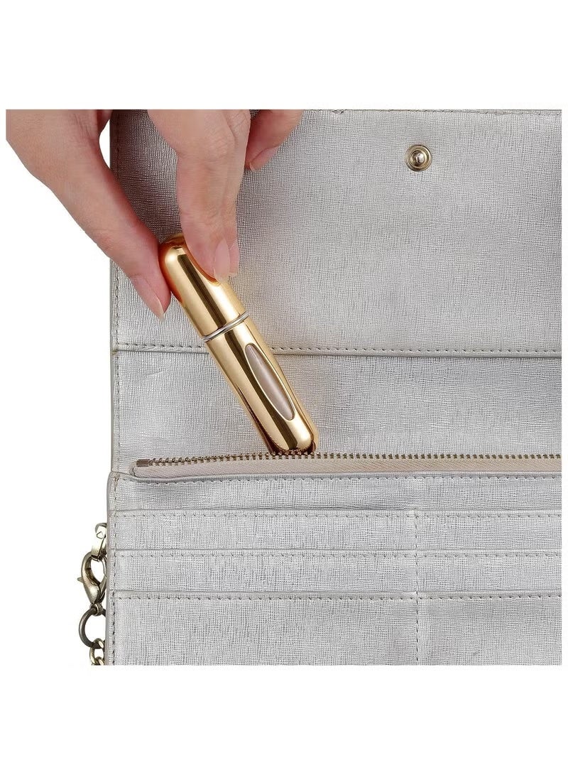 زجاجة بخاخ عطر صغيرة محمولة قابلة لاعادة التعبئة سعة 6 مل - 3 قطع ألوان متنوعة - Image 5