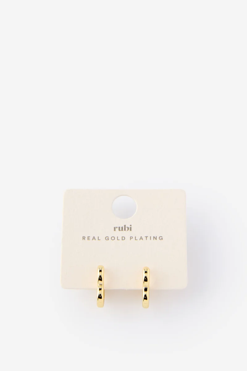 روبي Mid Hoop Earring