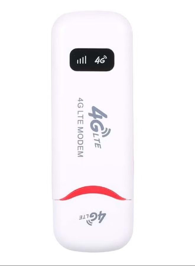 4G LTE Portable Wi-Fi Modem White/Red - Image 1