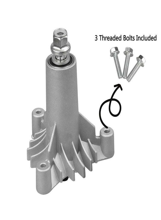 Fourtry Spindles Fit for Craftsman 42 inch Deck Mower - Spindle Assembly Fit for Poulan HU Sears Craftsman LT1000 LT2000 LTX1000 Riding Mower with 36" 38" 42" Cutting Deck, Replace 130794, 137641 - Image 4