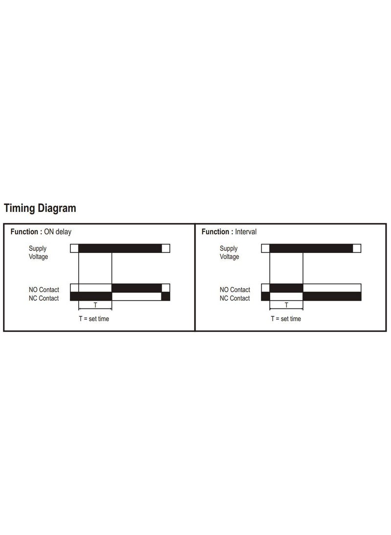 Selec Selec Make On DelayInterval Timer 8 Time Ranges 800SQA Pack of 1  - Image 4