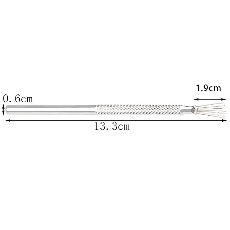 Pengxiaomei 2pcs Clay Needle Tools, Feather Wire Texture Tool for Clay Pottery Sculpting Texturing Modeling Tools - Image 3