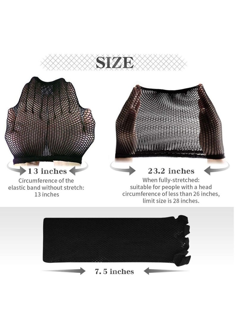 Estelle Wig Caps with Thick Nylon with Close Dome Black Pack of 3 - Image 2