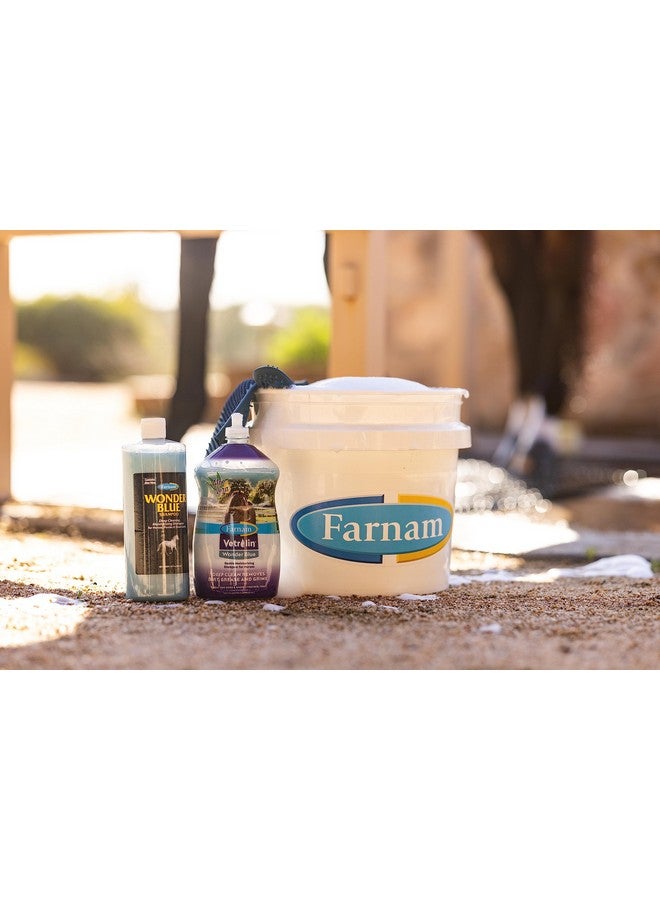 Farnam Vetrolin Wonder Blue Gentle Moisturizing Shampoo For Horses, Livestock And Dogs Blue 32 - Image 4