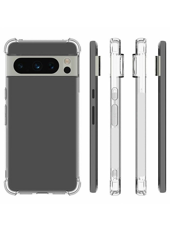 Case for Google Pixel 8 Pro Crystal Clear TPU Cover Bumper Shockproof Protective Case with Camera Protection Designed for Pixel 8 Pro - Image 5