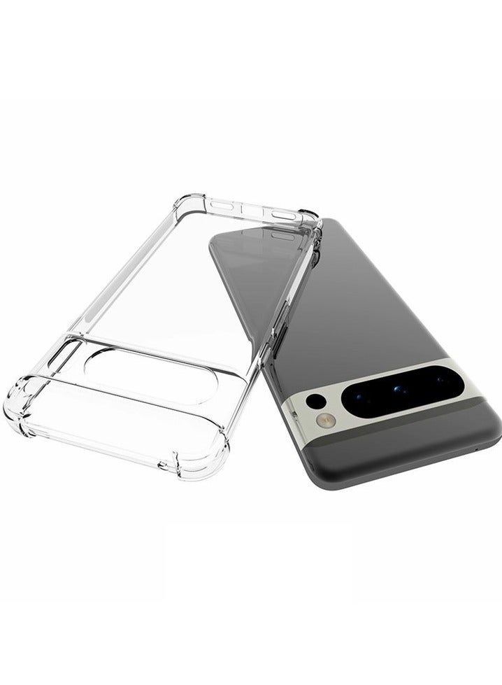 Case for Google Pixel 8 Pro Crystal Clear TPU Cover Bumper Shockproof Protective Case with Camera Protection Designed for Pixel 8 Pro - Image 3