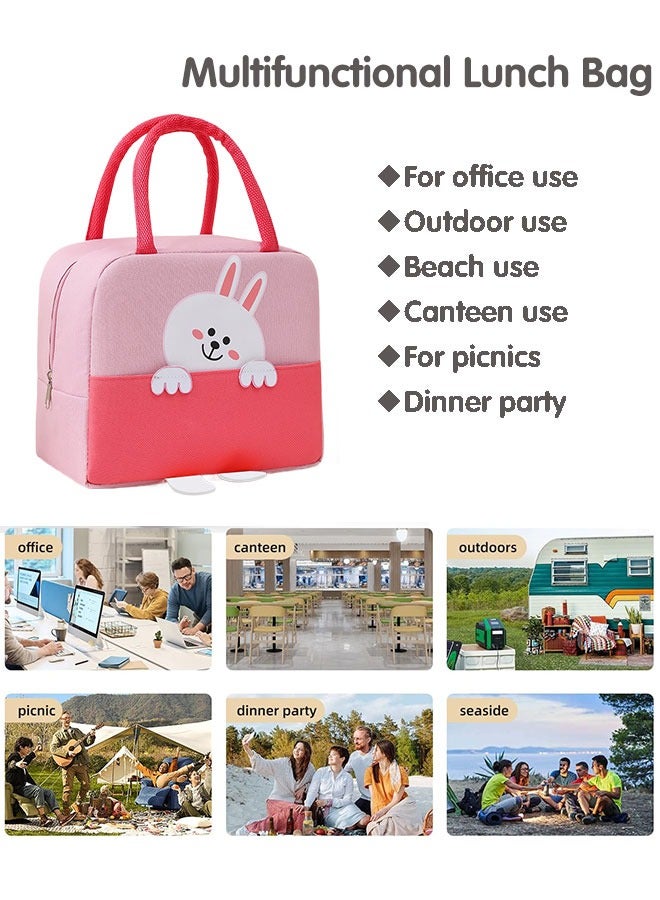 Super ZYouth Lunch Bags for Kids, Portable Insulated Lunch Bag, Children Thermal Tote, Suitable for School, Picnic, Kindergarten, Travel  - Image 3