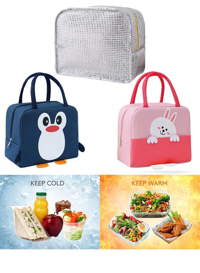 Super ZYouth Lunch Bags for Kids, Portable Insulated Lunch Bag, Children Thermal Tote, Suitable for School, Picnic, Kindergarten, Travel  - Image 4