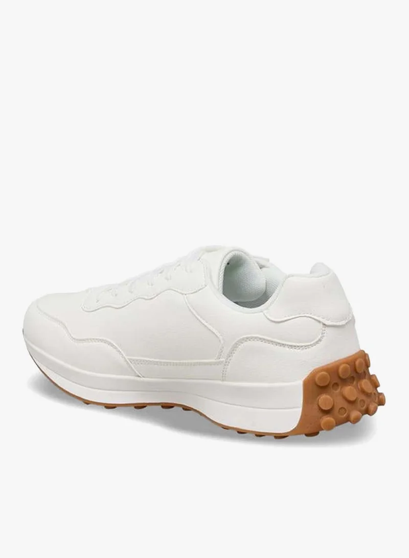 LBL By Shoexpress WHITE Men Lace-Up Ankle Sneakers for Men | Best Price UAE