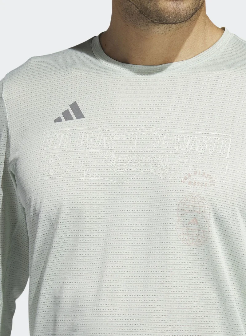Adidas Run For The Oceans Long Sleeve T-Shirt