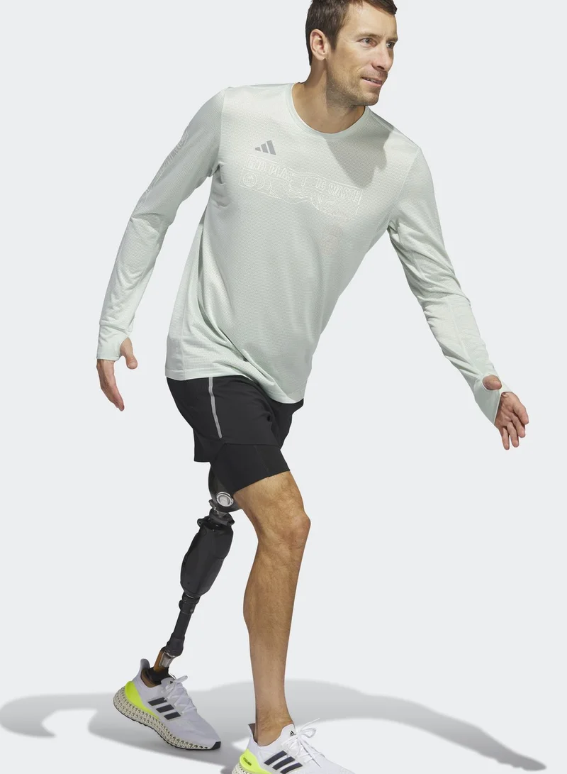 Adidas Run For The Oceans Long Sleeve T-Shirt
