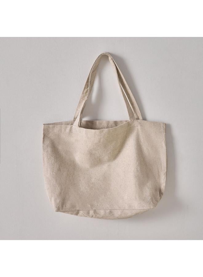 Home Box Zaza Jute Cotton Tote Bag - 55x35 cm  - Image 5