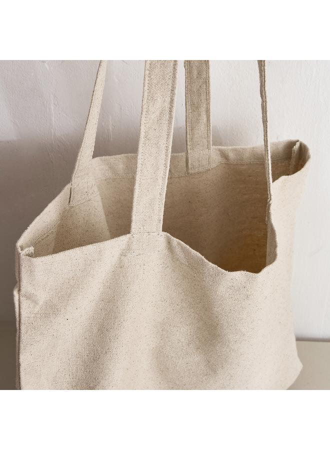 Home Box Zaza Jute Cotton Tote Bag - 55x35 cm  - Image 3