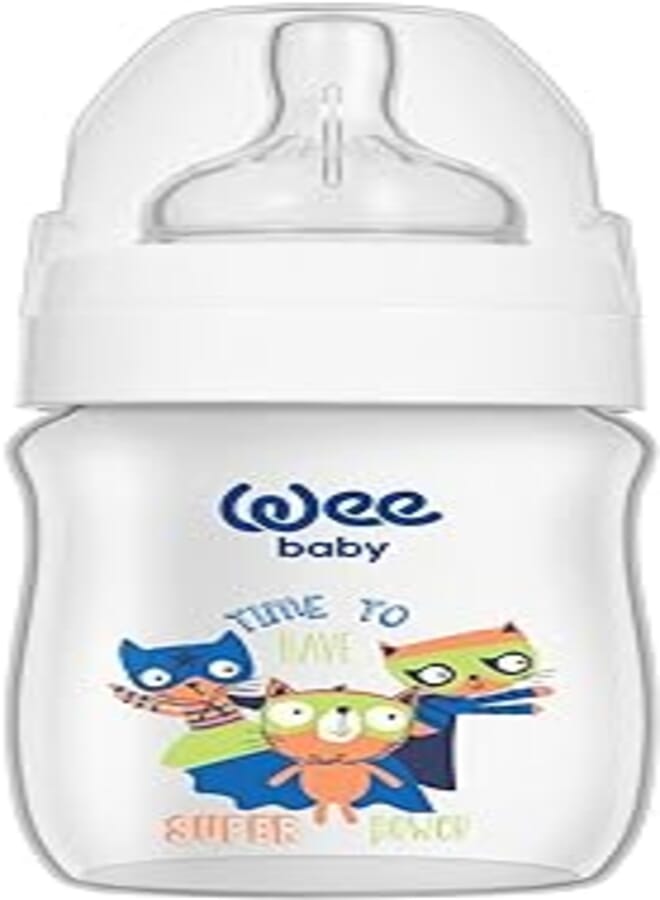 Wee BabyWide Neck Bottle 150ml silicone nipple
