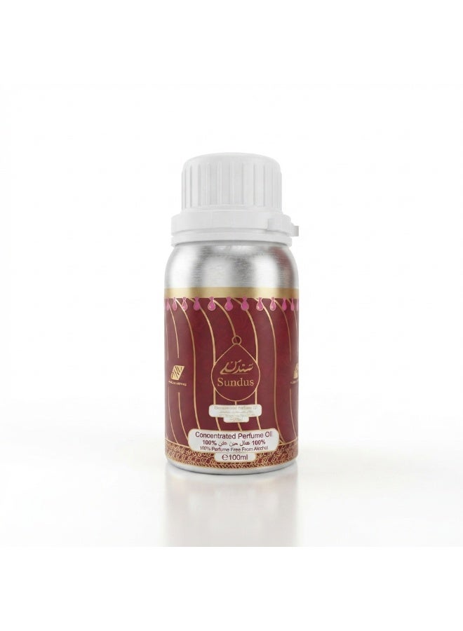 ARD PERFUMES Sundus by Ard Perfumes – Unisex Concentrated Perfume Oil (CPO) 100ml | Oriental Oud Fragrance | Saffron Pink Pepper Rose, Oud Incense Sandalwood, Vanilla Amber | 100% Alcohol-Free - Image 2