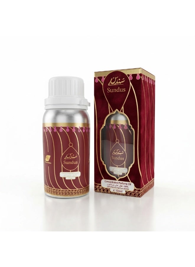 ARD PERFUMES Sundus by Ard Perfumes – Unisex Concentrated Perfume Oil (CPO) 100ml | Oriental Oud Fragrance | Saffron Pink Pepper Rose, Oud Incense Sandalwood, Vanilla Amber | 100% Alcohol-Free - Image 1