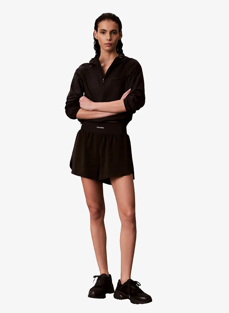 Calvin Klein Sports Black 2In1 Icon Sport Shorts for Women | Best Price UAE