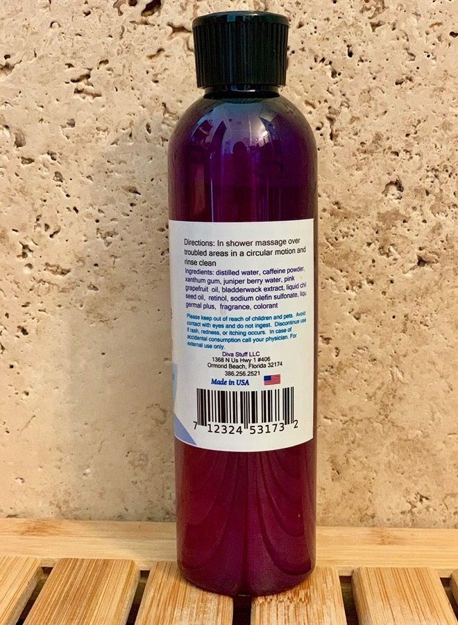 Diva Stuff Anti Cellulite Body Wash, Orange Cream Scent, With Retinol and Caffeine, By Diva Stuff - Image 2