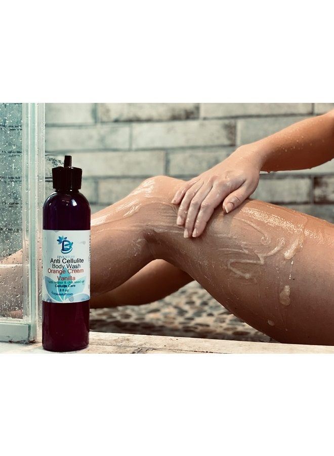 Diva Stuff Anti Cellulite Body Wash, Orange Cream Scent, With Retinol and Caffeine, By Diva Stuff - Image 3