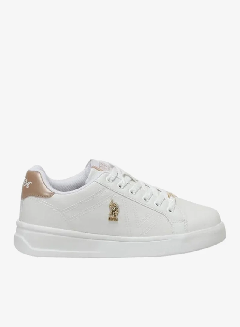 U.S. Polo Assn. Women's Logo Detail Lace-Up Sneakers