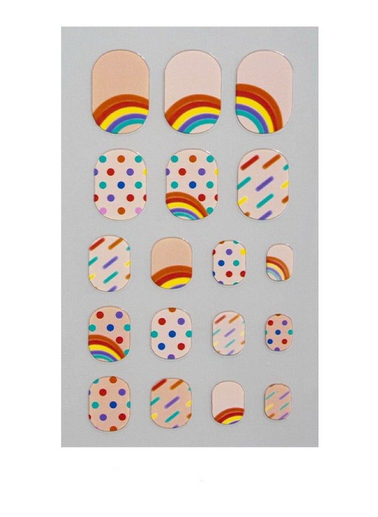 SYNSYB 126PCs Nail Stickers for Women and Little Girls - 7 Sheets 3D Self-Adhesive DIY Nail Art Decoration Set Including Flowers Leaves Animals Plants Fruits Nail Decals for Woman Kids Girls - Image 1